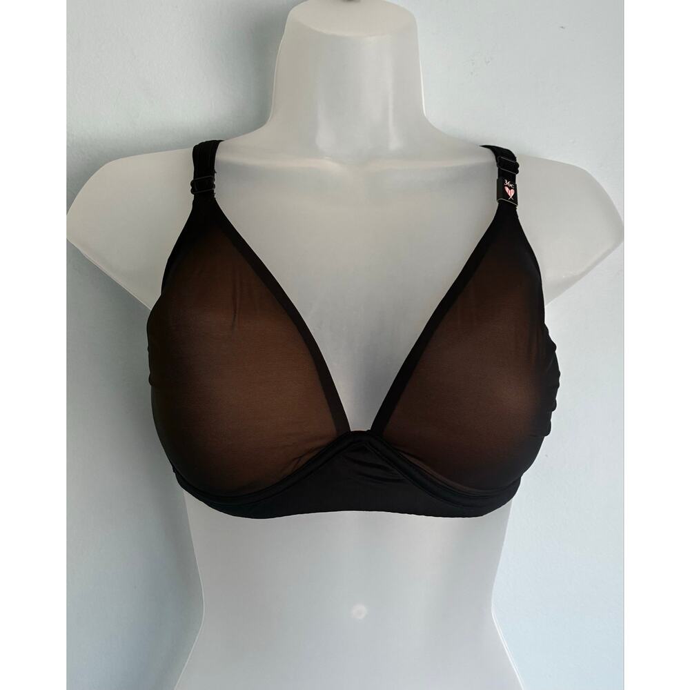 Victoria's Secret Wireless Bra Black Beige 36C NWT Casual Comfort